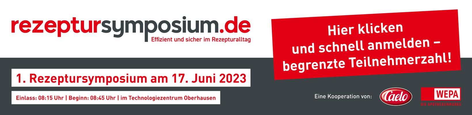 1. Rezeptursymposium am 17. Juni 2023