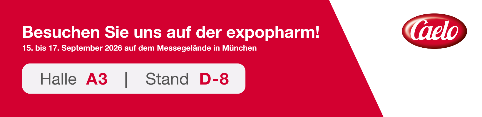 Caelo auf der expopharm 2026