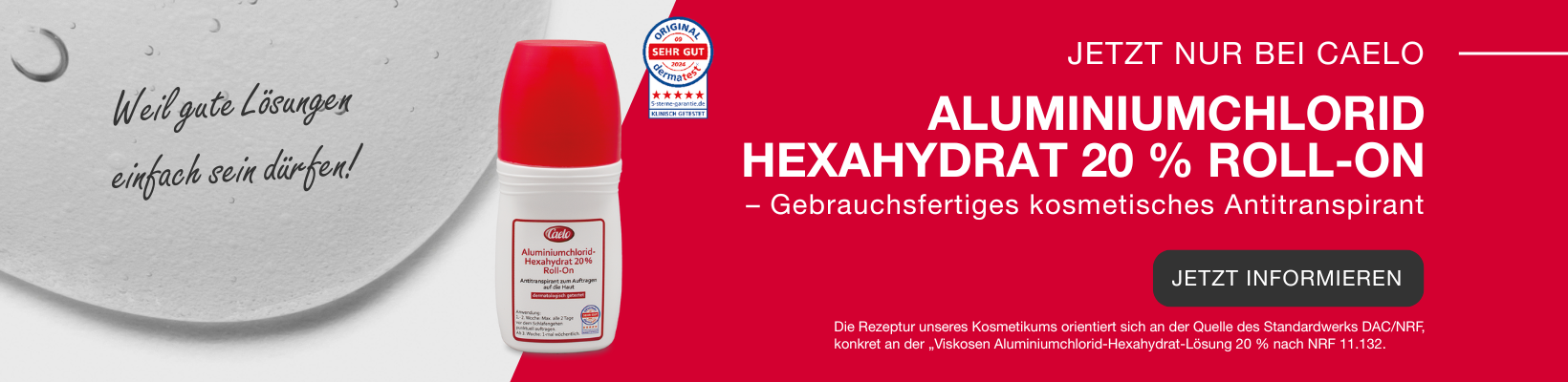 NEU Aluminiumchlorid-Hexahydrat Deo 20 %