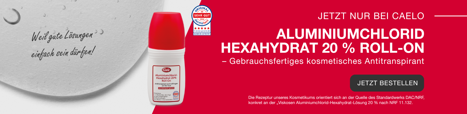 NEU Aluminiumchlorid-Hexahydrat Deo 20 %